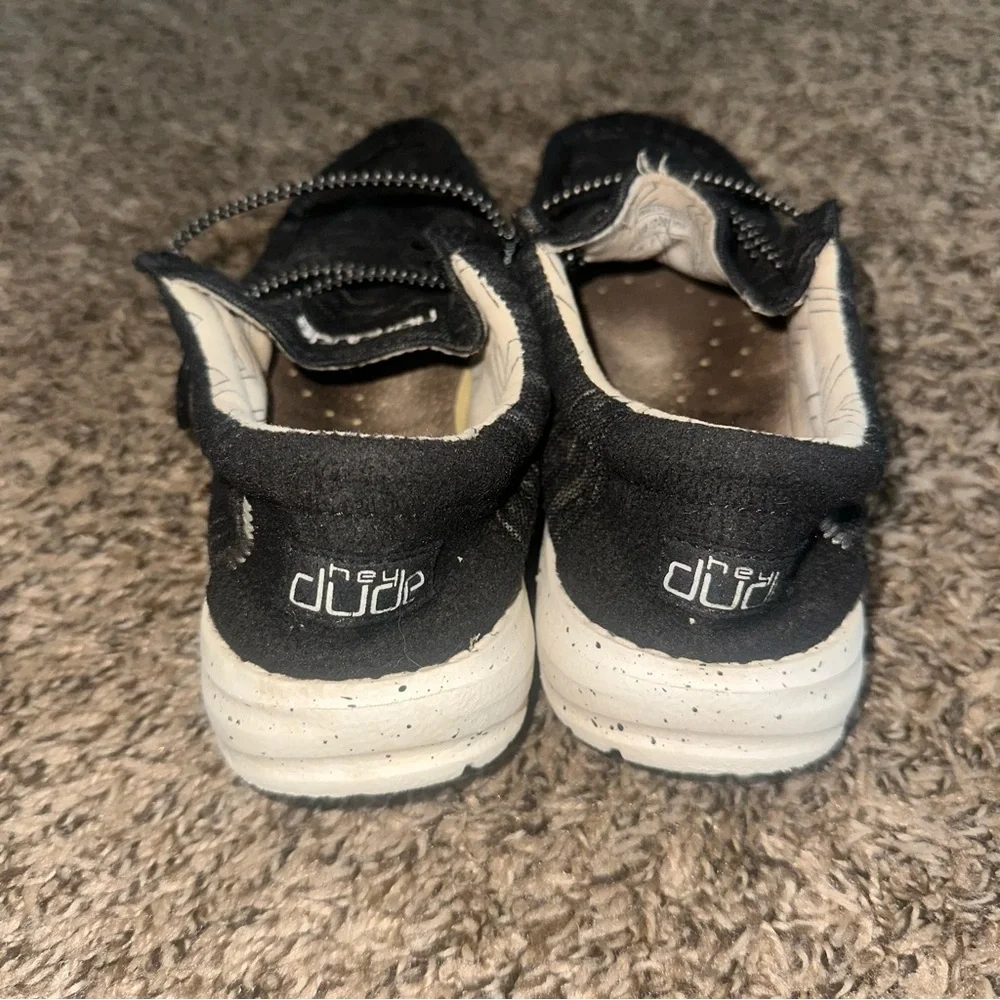 Hey Dude Kids Black Slip-On Shoes